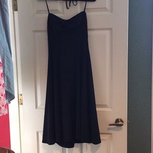 Black halter sundress